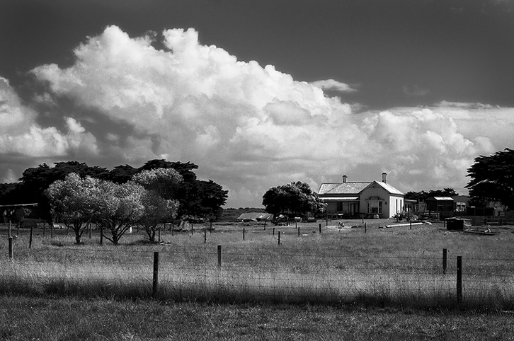 farm house, clouds - coastal victoria